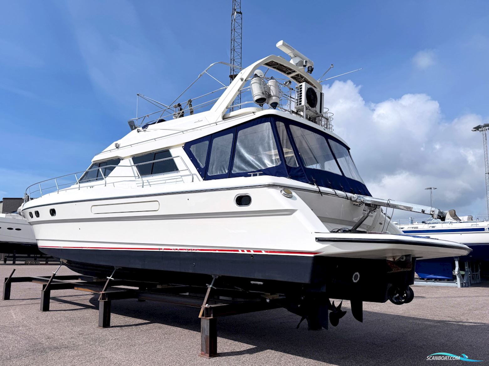 Princess 55 / 61 Fly Volvo Penta TAMD 122 Motorbåt 1989, med Volvo Penta TAMD 122 motor, Sverige