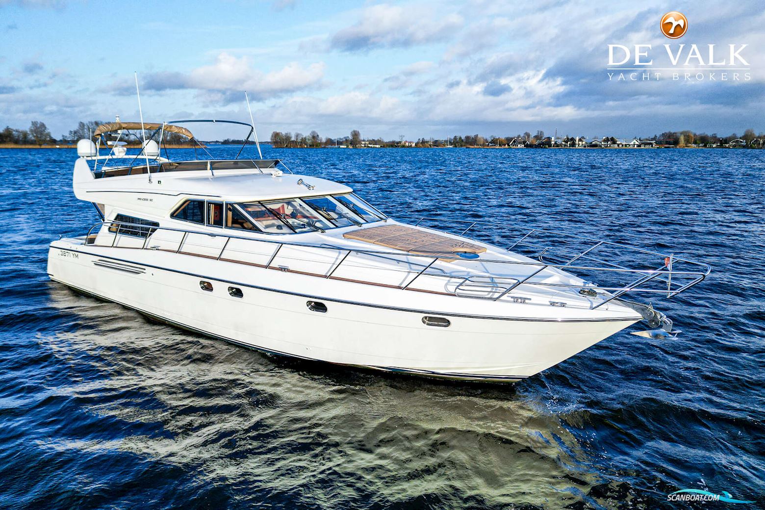 Princess 60 Flybridge Motorbåt 1998, med Man motor, Holland