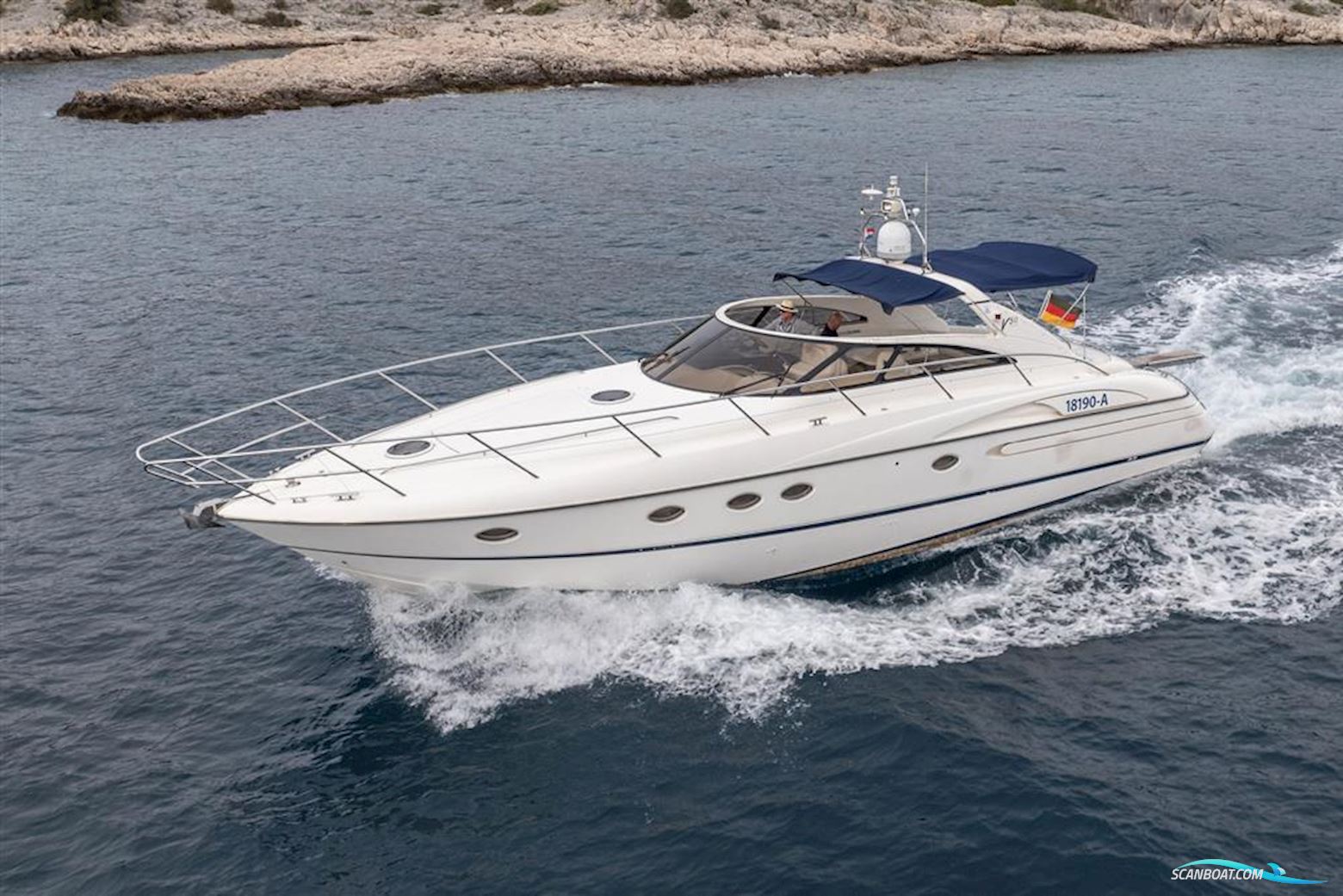 Princess V50 Motorbåt 2005, med 2 x Volvo Penta Tamd 75 Edc motor, Kroatien