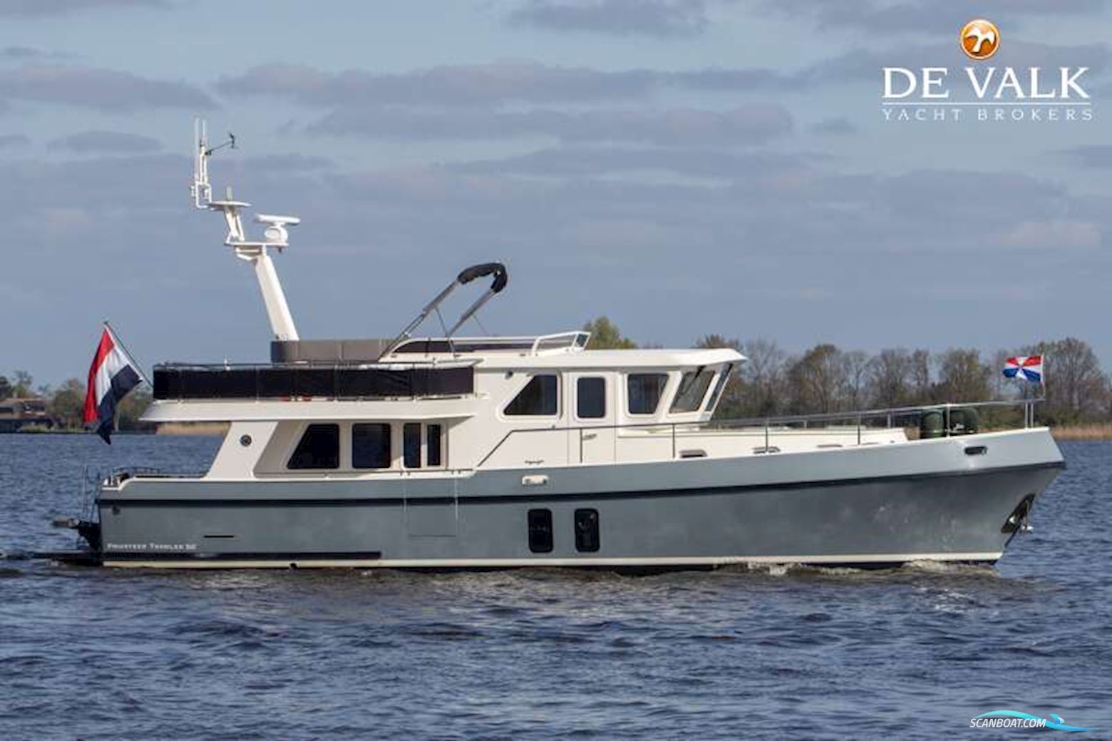 Privateer Trawler 50 Motorbåt 2017, med John Deere motor, Holland