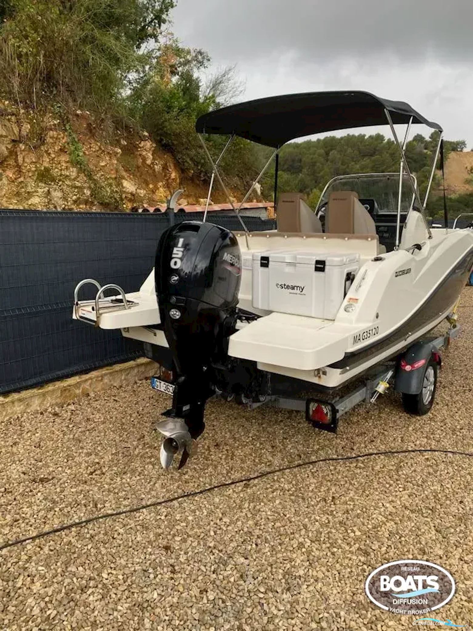 Quicksilver 605 Motorbåt 2021, med Mercury motor, Frankrike