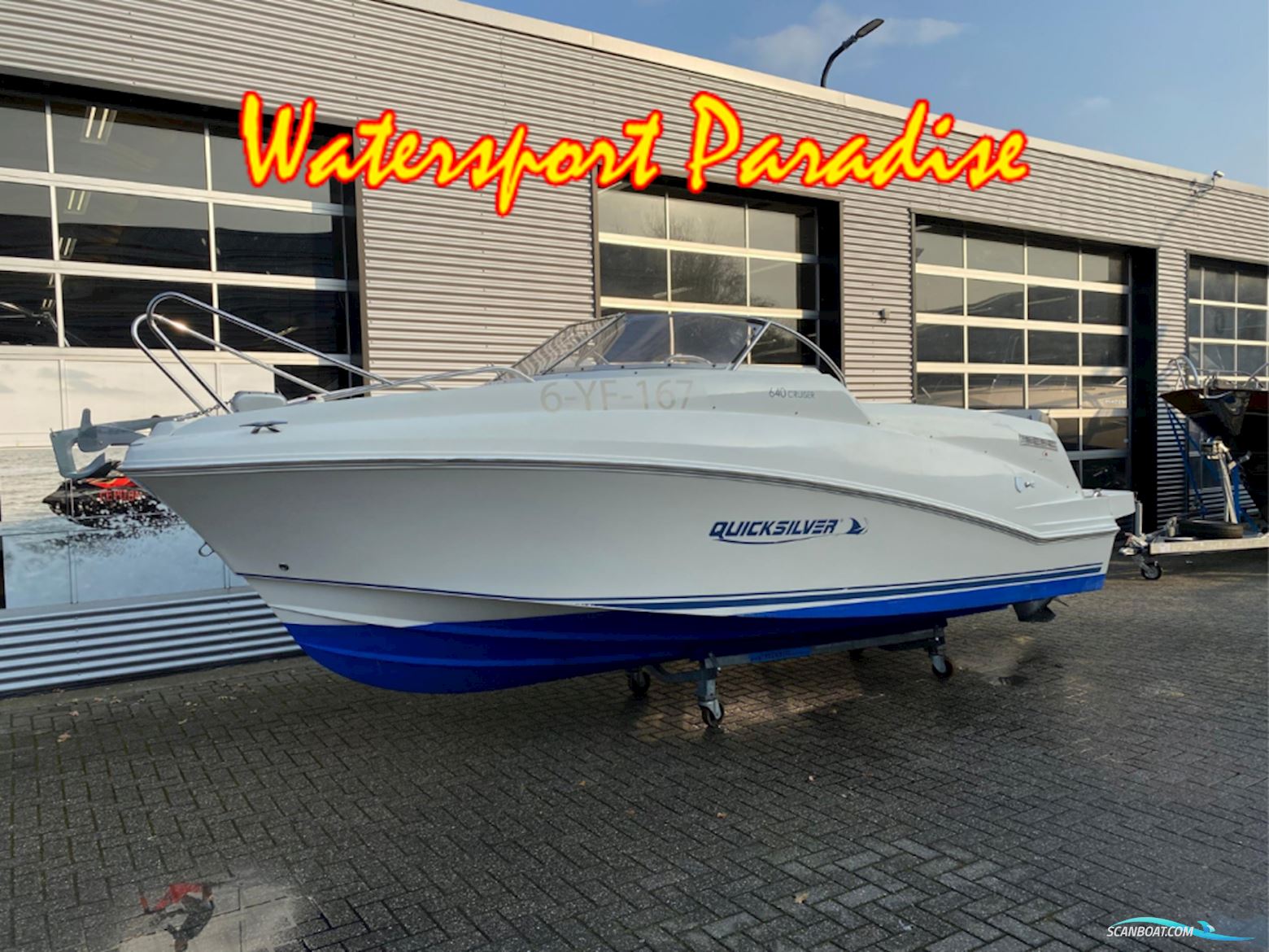 Quicksilver 640 Cruiser Motorbåt 2010, med Mercruiser motor, Holland