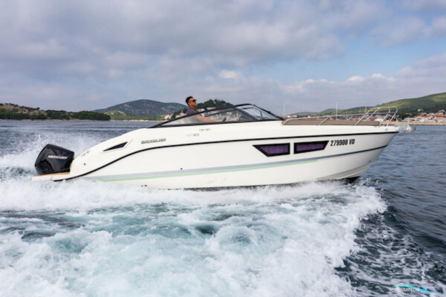 Quicksilver 805 Activ Cruiser med MerCury 250 hk PRO XS (Danmarks billigste) Motorbåt 2021, med Mercury xspro motor, Danmark
