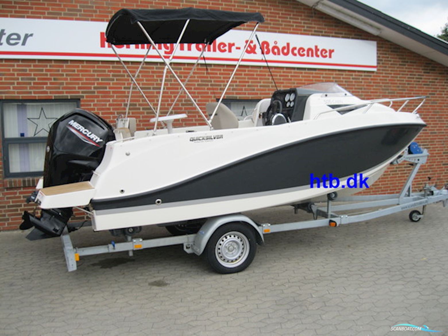 Quicksilver Activ 505 Cabin m/Mercury F80 hk og Scandic trailer