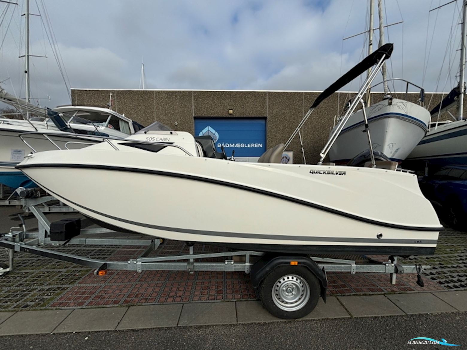 Quicksilver Activ 505 Cabin Motorbåt 2020, med Mercury motor, Danmark