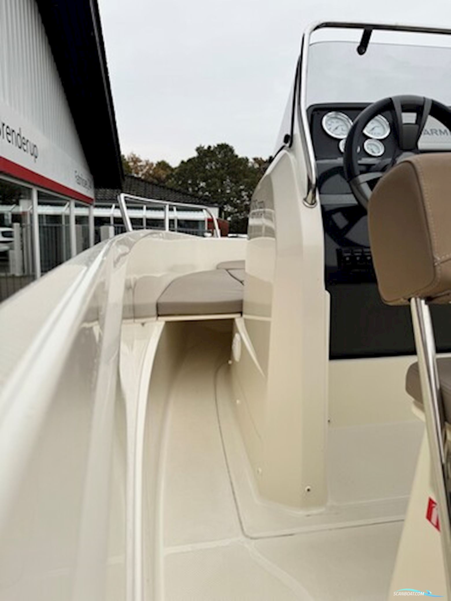 Quicksilver Activ 505 Open Med 100 hk Mercury-Efi 4 Takt 2,1L og 1300 kg Brenderup Bådtrailer