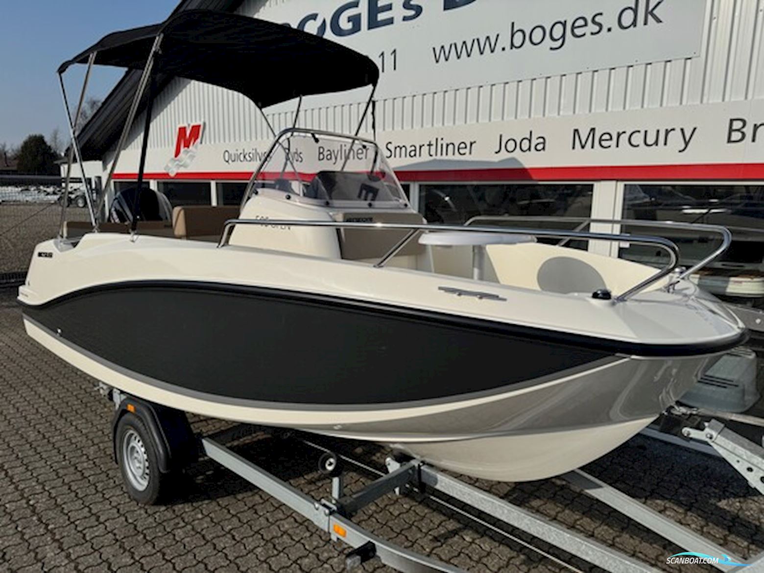 Quicksilver Activ 505 Open Med F80 Mercury-Efi 4 Takt 2,1L - Inkl. Udstyr - Solgt