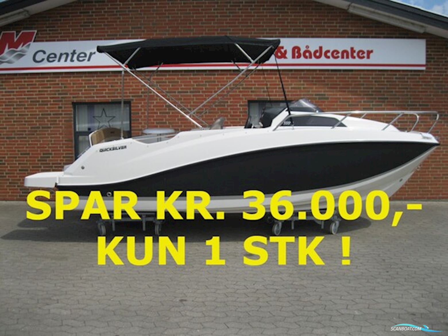 Quicksilver Activ 555 Cabin m/Mercury F80 hk EFI 4-takt - UGENS PRISBASKER ! Motorbåt 2025, Danmark