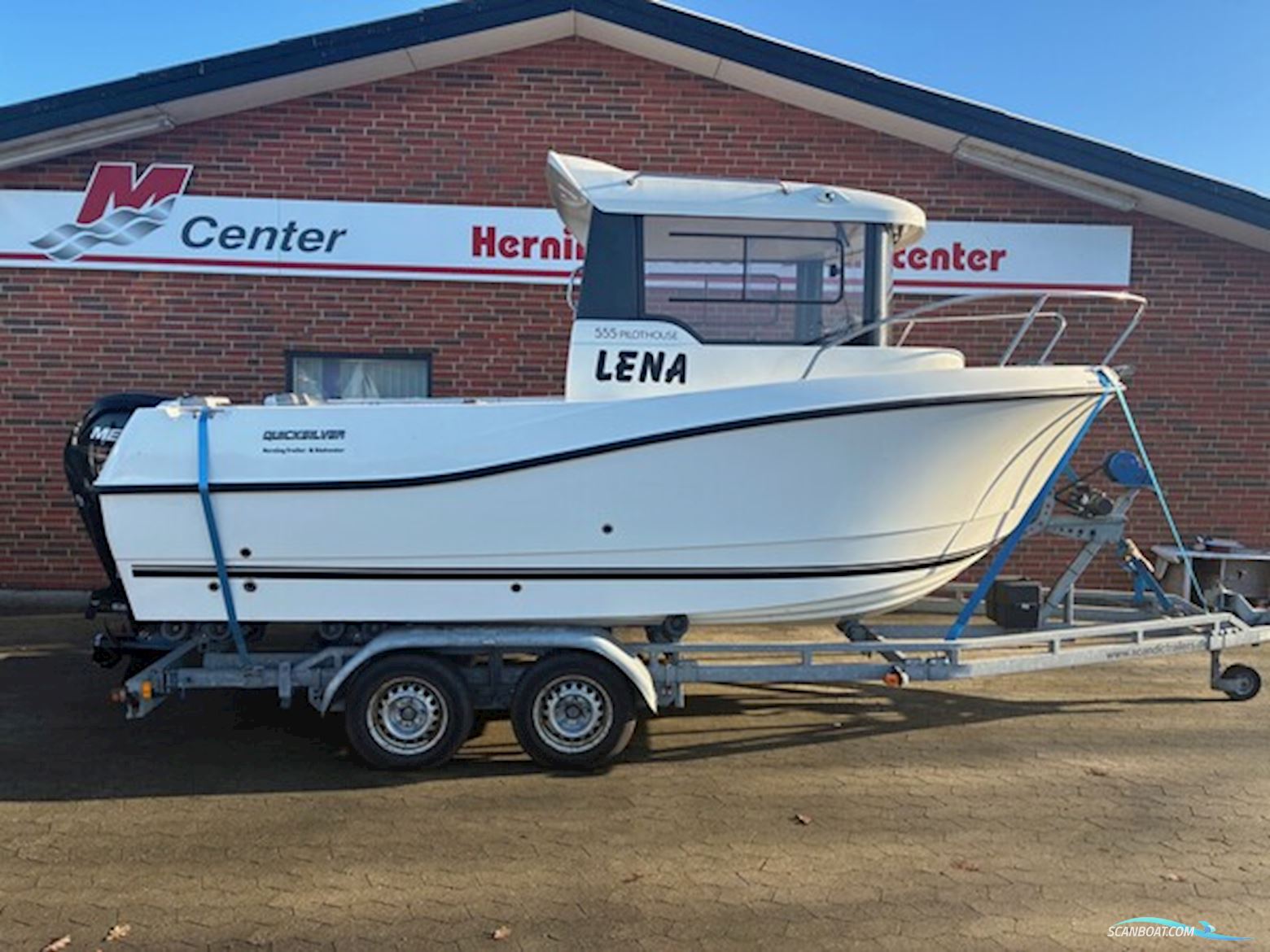 Quicksilver Activ 555 Pilothouse m/Mercury F100 hk 4-takt og Scandic trailer Motorbåt 2019, med Mercury motor, Danmark