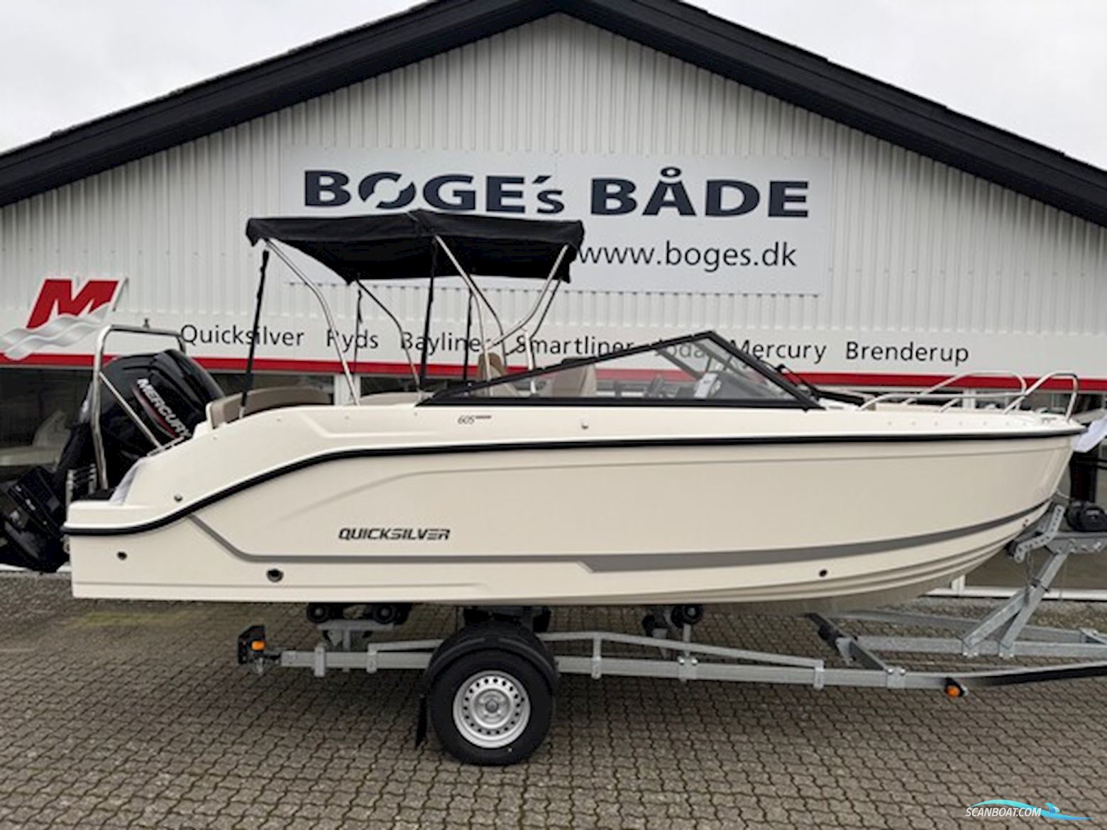 Quicksilver Activ 605 Bowrider med F115 Mercury-EFI XL inkl. udstyr Motorbåt 2024, Danmark