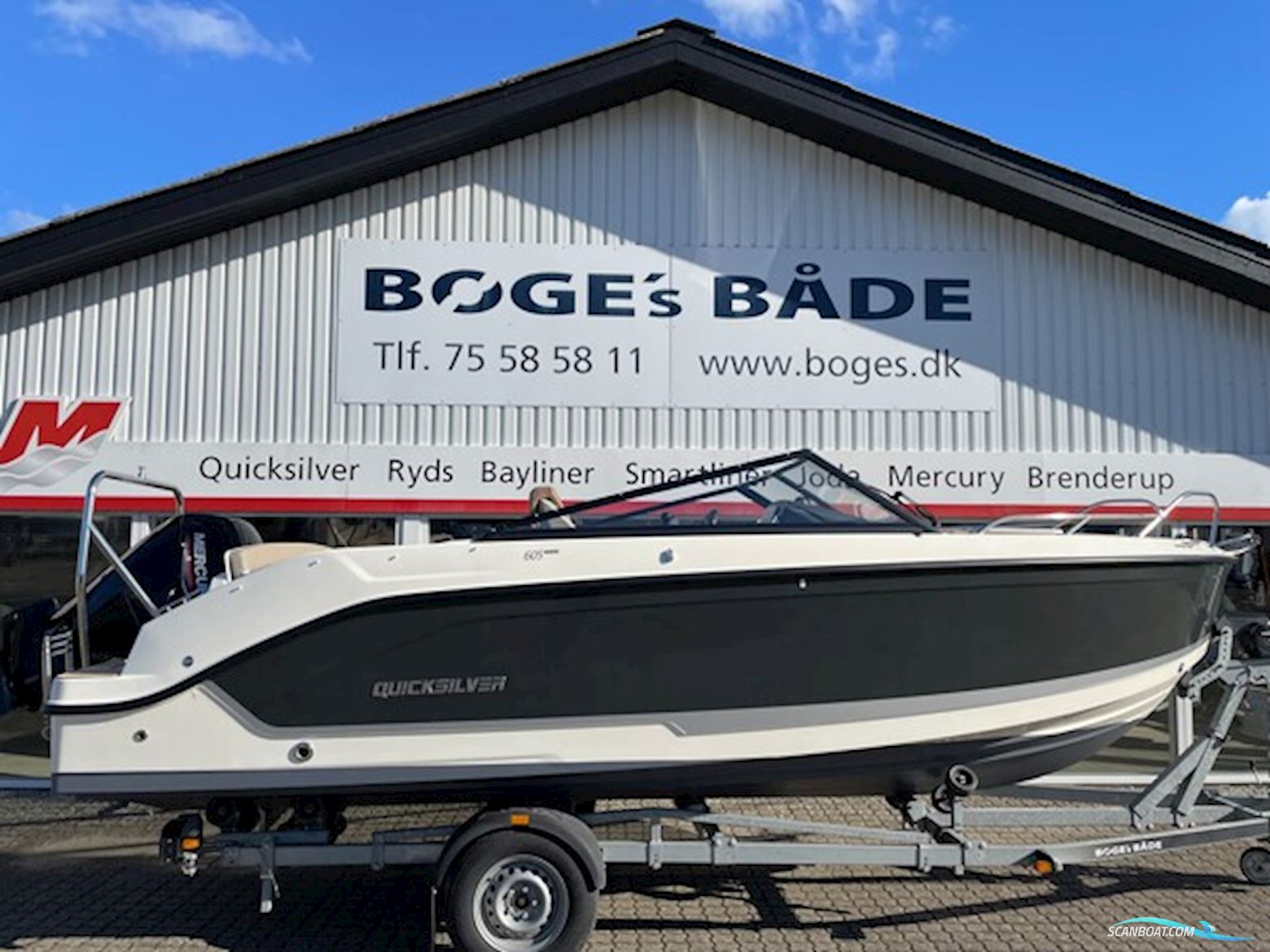 Quicksilver Activ 605 Cruiser med F115 Mercury-EFI XL - inkl. ekstraudstyr 