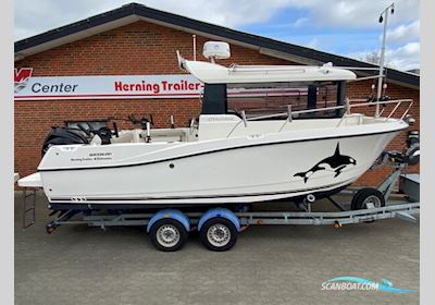 Quicksilver Activ 675 Pilothouse m/Mercury F200 hk Verado og Brenderup trailer Motorbåt 2016, med Mercury motor, Danmark
