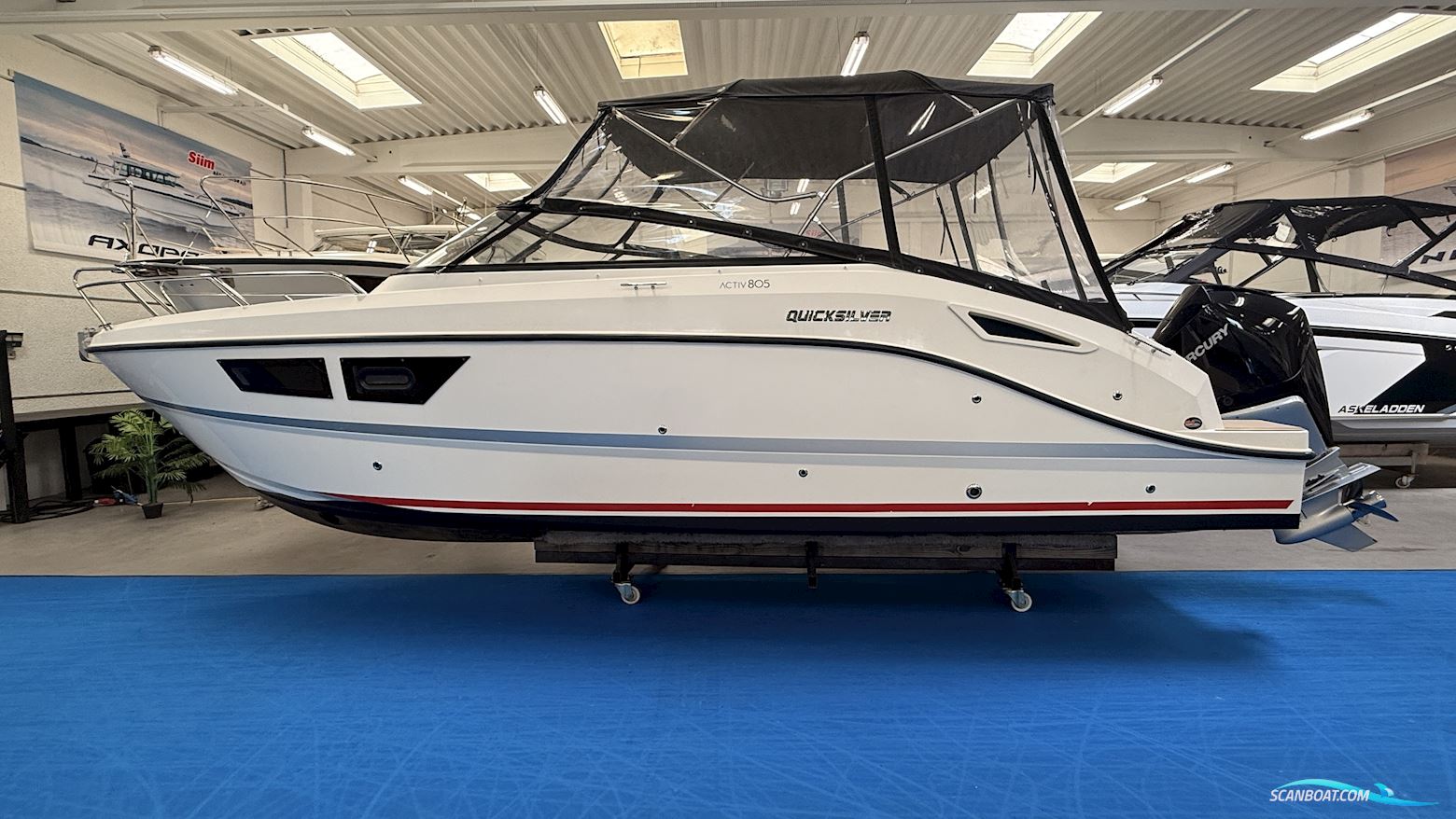 Quicksilver Activ 805 Cruiser Motorbåt 2020, med Mercury 250 hk Verado motor, Danmark