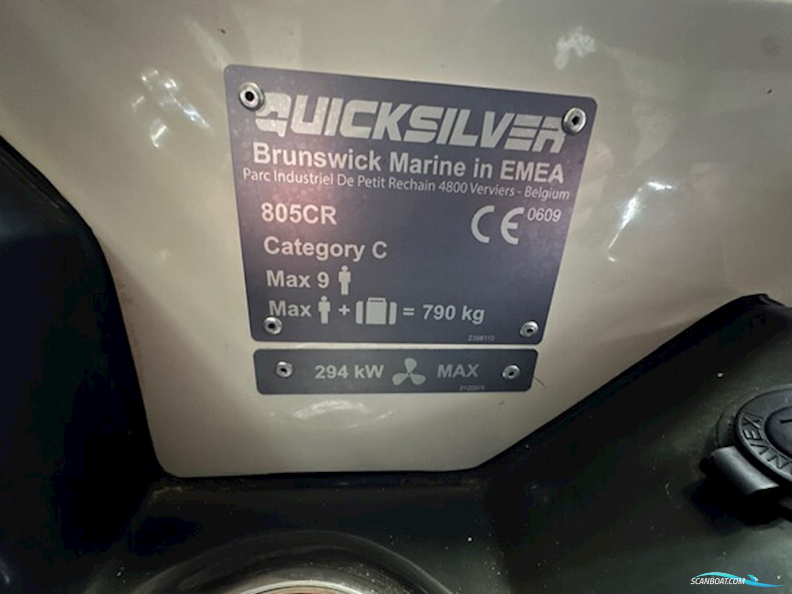 Quicksilver Active 805 Cruiser - Mercury V8 300hk