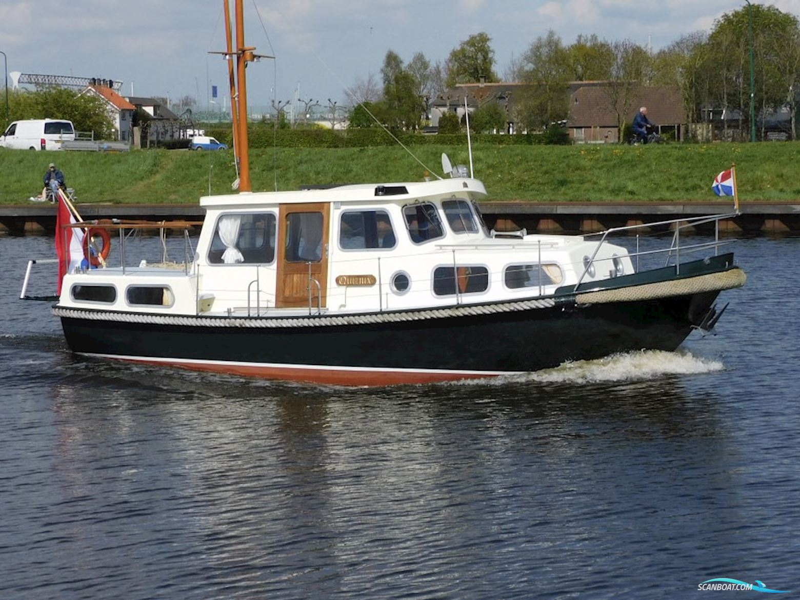 Rondspant Vlet 9.00 AK Motorbåt 1979, med Samofa Diesel motor, Holland