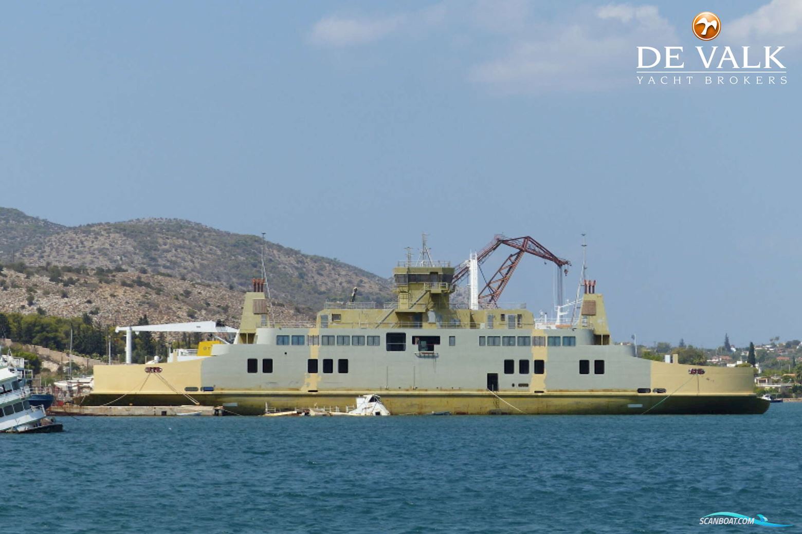 RO/Pax Double Ended Ferry 100 M Motorbåt 2018, med Caterpillar motor, Grekland