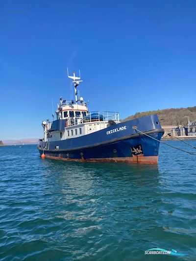 Royal Navy Converted Clovelly Class Motorbåt 1970, med Lister Blackstone motor, England