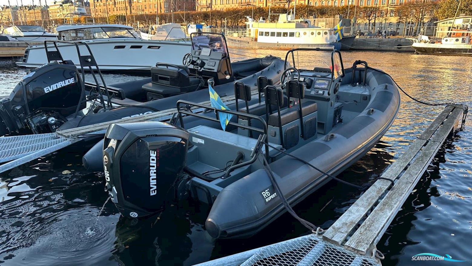 Rupert R6 Motorbåt 2018, med Evinrude motor, Sverige