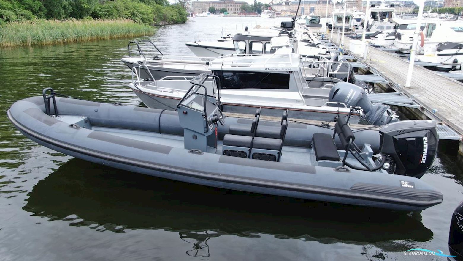 Rupert R8 Motorbåt 2018, med Evinrude motor, Sverige
