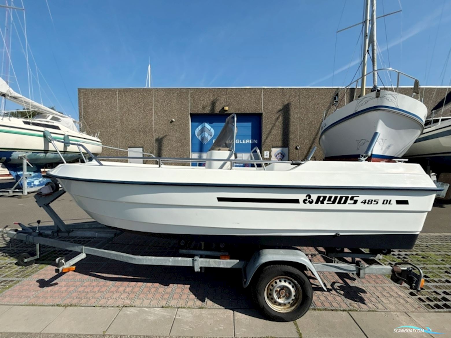 Ryds 485 DL Styrepultsbåd Motorbåt 1996, med Mercury motor, Danmark