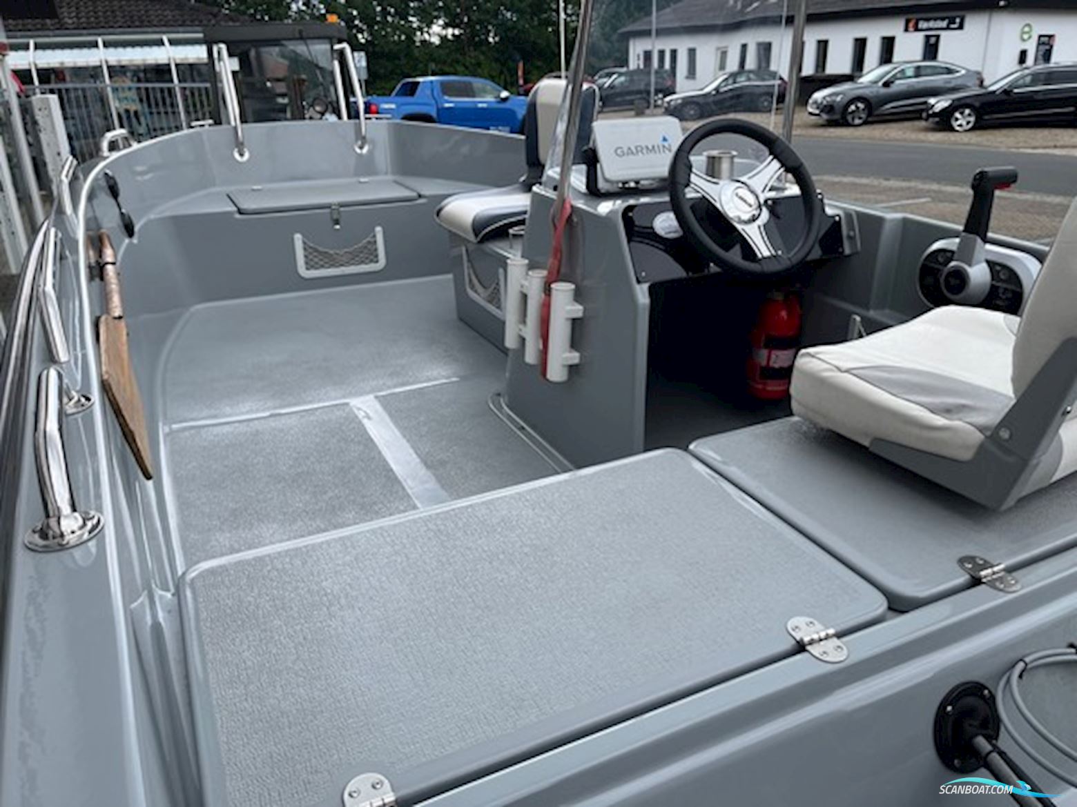 Ryds 486 BF Med 50 hk Mercury-Efi 4 Takt og 1000 kg Brenderup Bådtrailer -