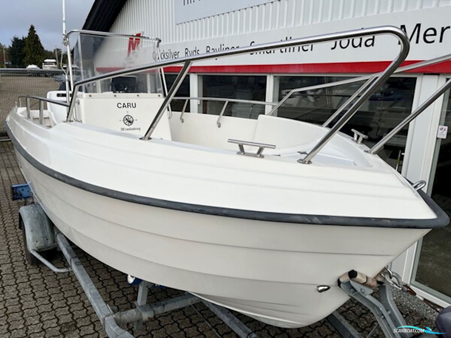 Ryds 535 DL Med 60 hk Mercury-Efi 4 Takt og 1000 kg Galaxy Bådtrailer