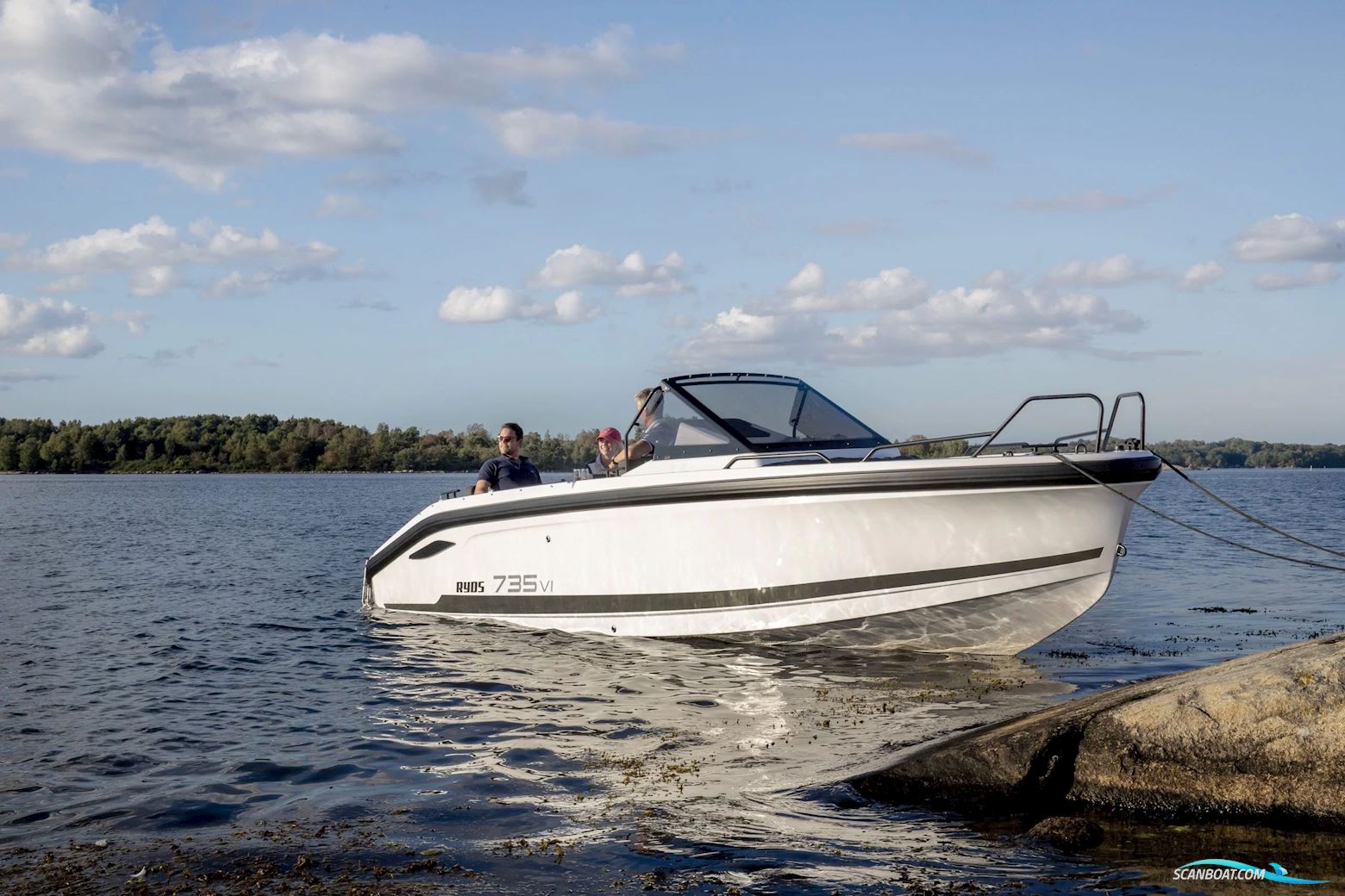 Ryds 735 VI Motorbåt 2024, med Yamaha F200 motor, Danmark