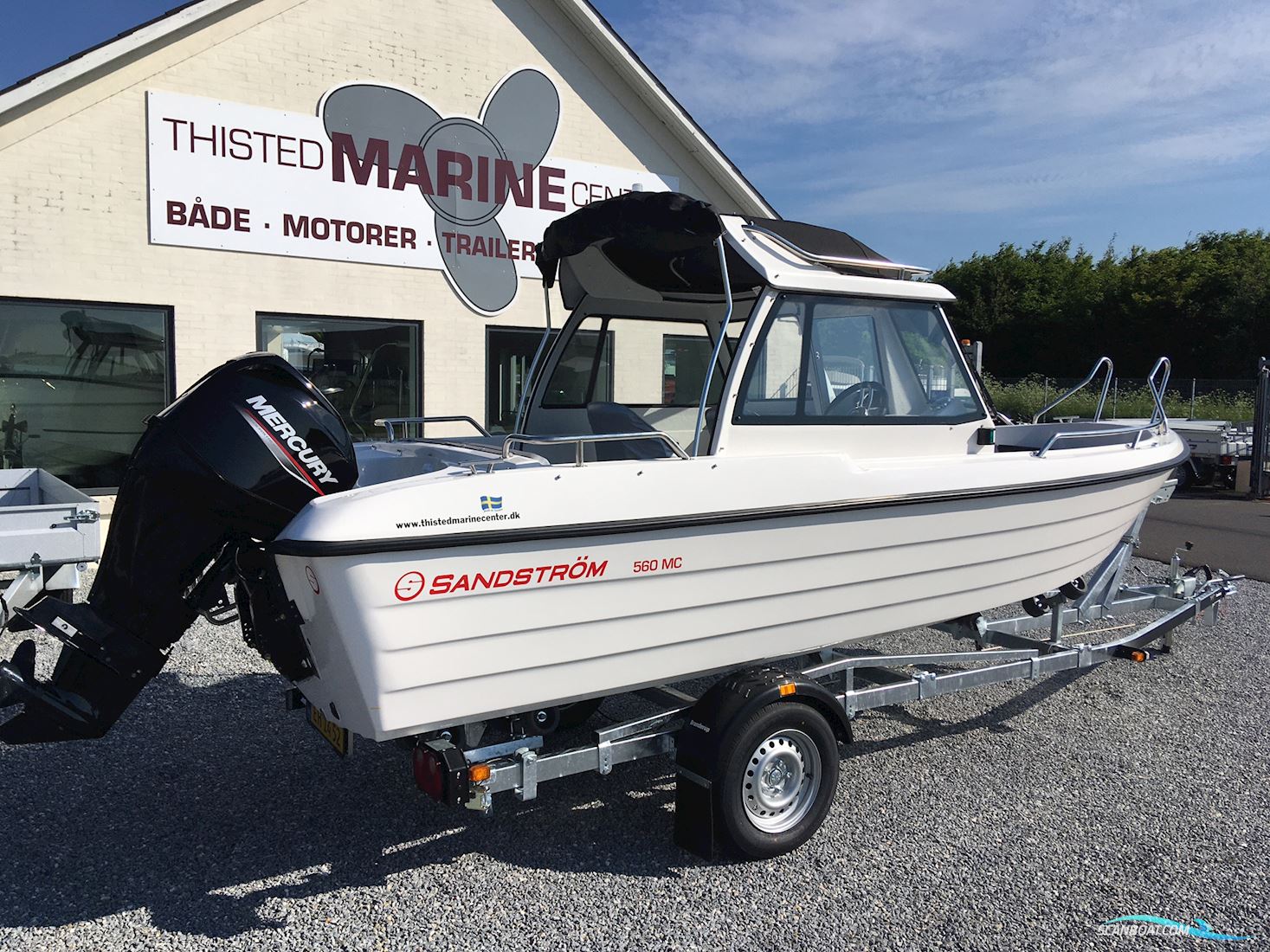 Sandström 560 MC Med Mercury F60 Efi