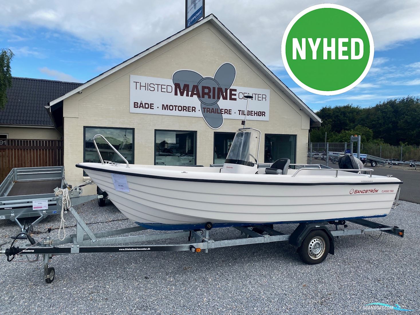 Sandstrøm 560 Med F40 og Trailer Motorbåt 2020, med Mercury motor, Danmark