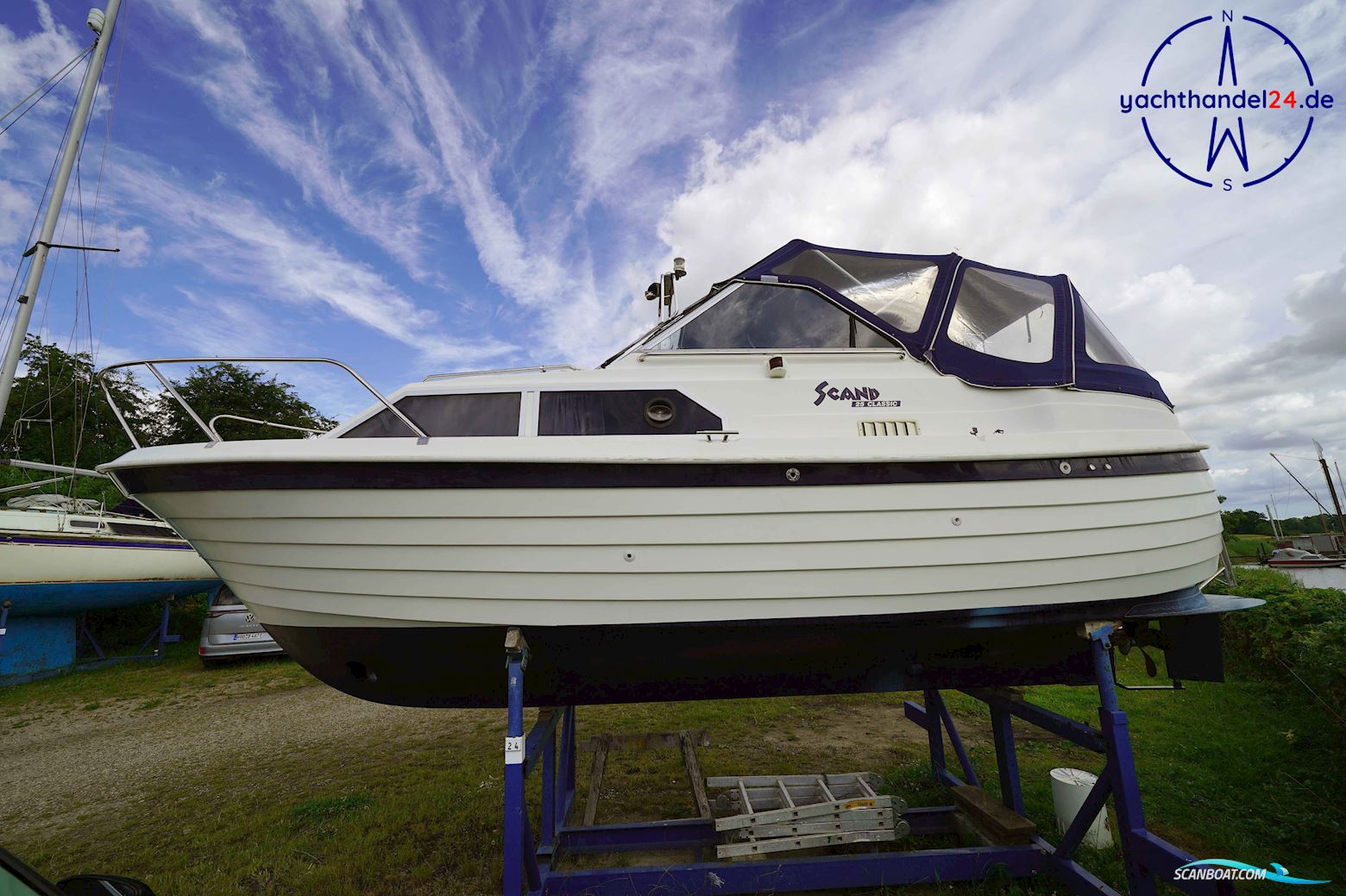 Scandboats Scand 25 Classic Motorbåt 2004, med Volvo Penta D2-55-C motor, Tyskland