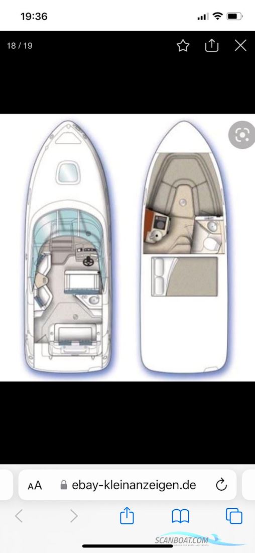 Sea Ray 240 Sundancer mit 3,5 t Ohlmeyer Trailer