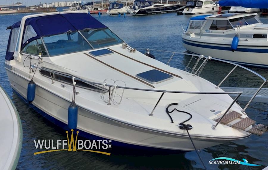Sea Ray 268 Sundancer Motorbåt 1986, med Mercruiser 5,0 V8 motor, Danmark