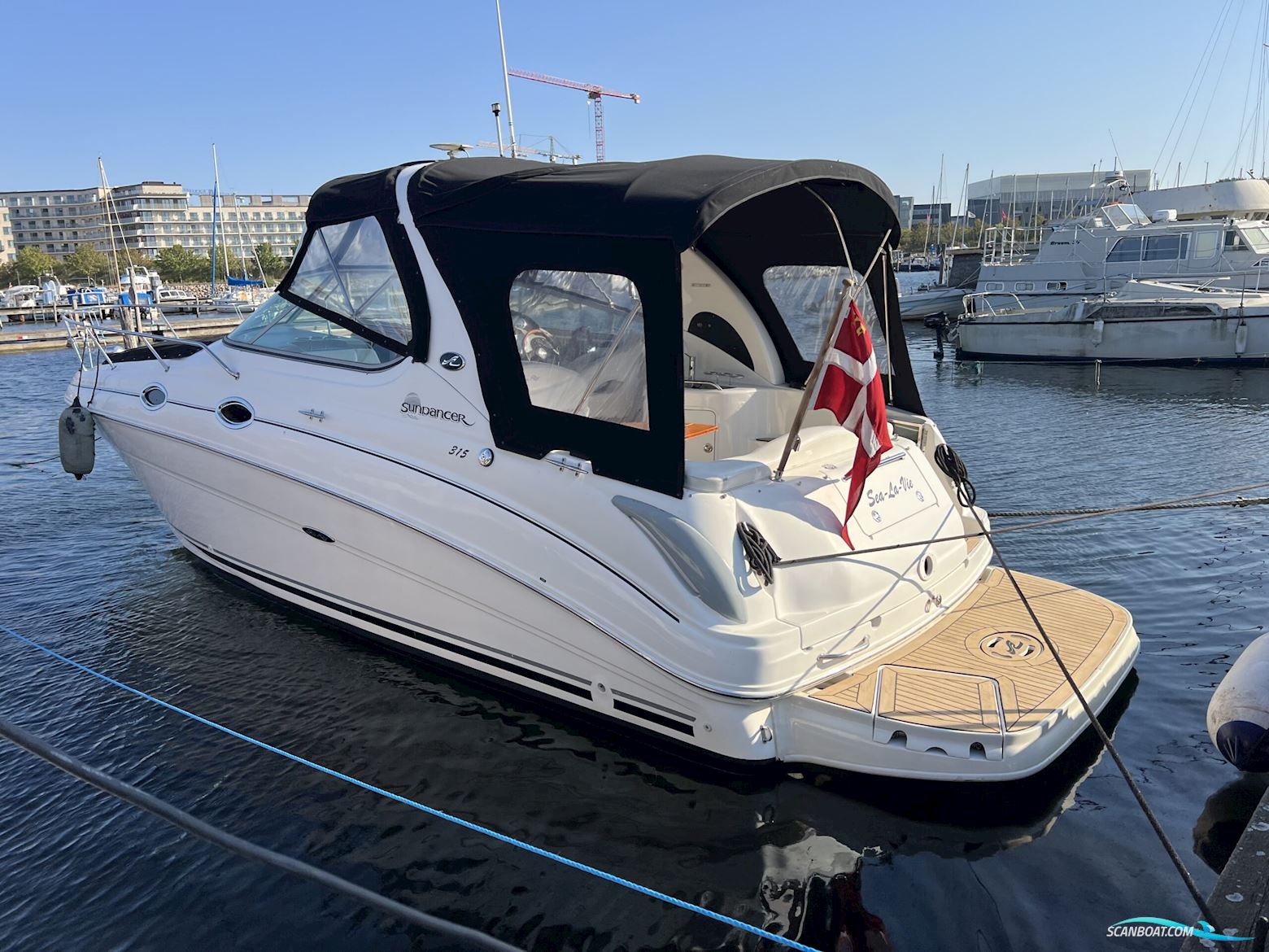 Sea Ray 315 Sundancer NY Kaleche Motorbåt 2006, med 2x Mercruiser 4,3 L Mpi motor, Danmark