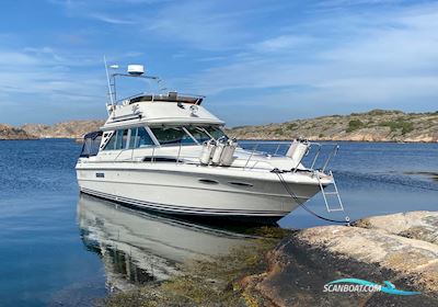 Sea Ray 340 Sedan Bridge Motorbåt 1988, med 2 x  Volvo Penta Tamd 41 motor, Sverige