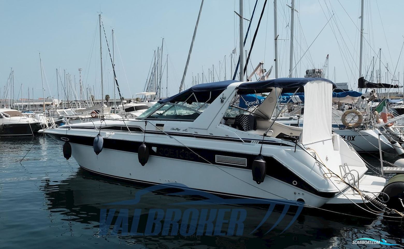 Sea Ray 370 Sundancer Motorbåt 1992, med Cummins 6 Bta motor, Italien