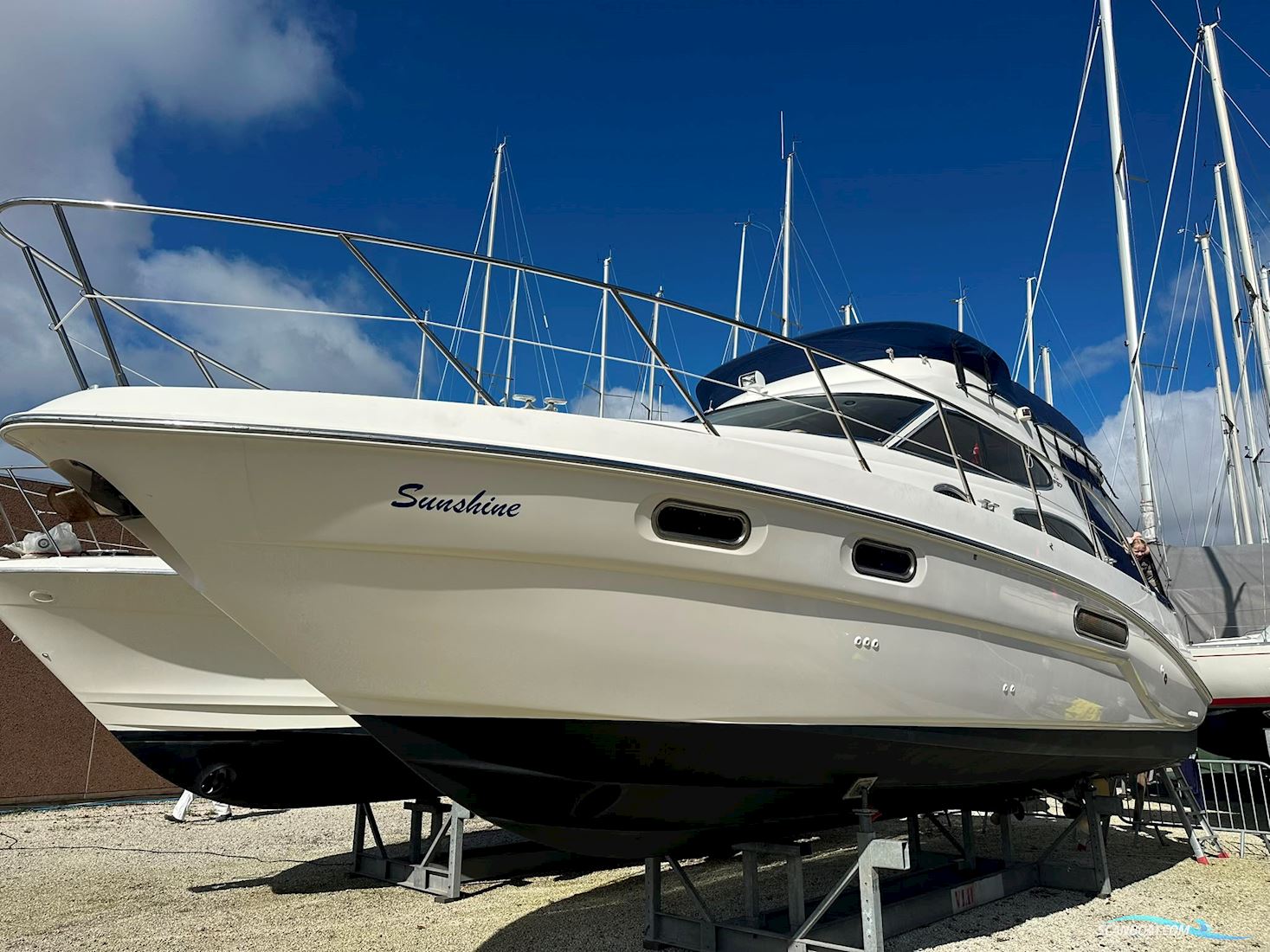Sealine F37 Motorbåt 2001, med Kamd44 Edc motor, Danmark