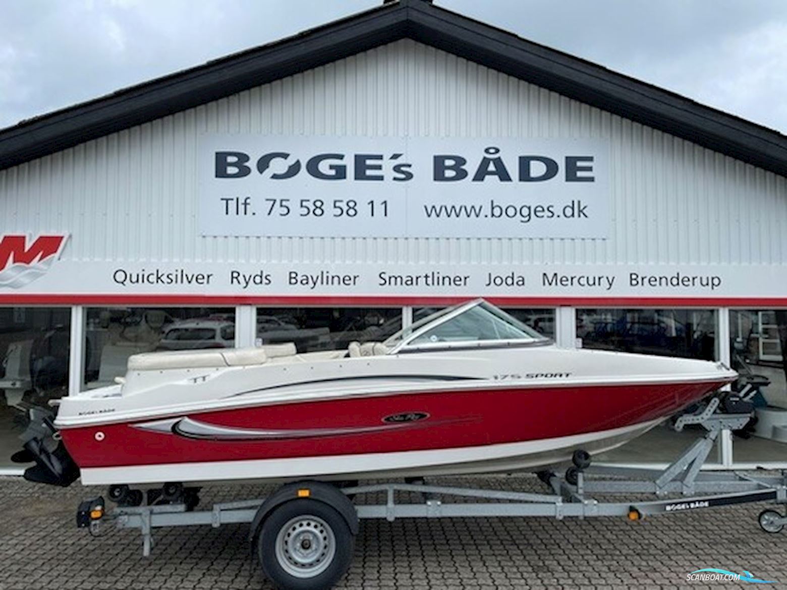 Searay 175 Sport Bowrider Med 135 hk Mercruiser 3,0L 4 Takt i/b Motorbåt 2010, med Mercruiser motor, Danmark