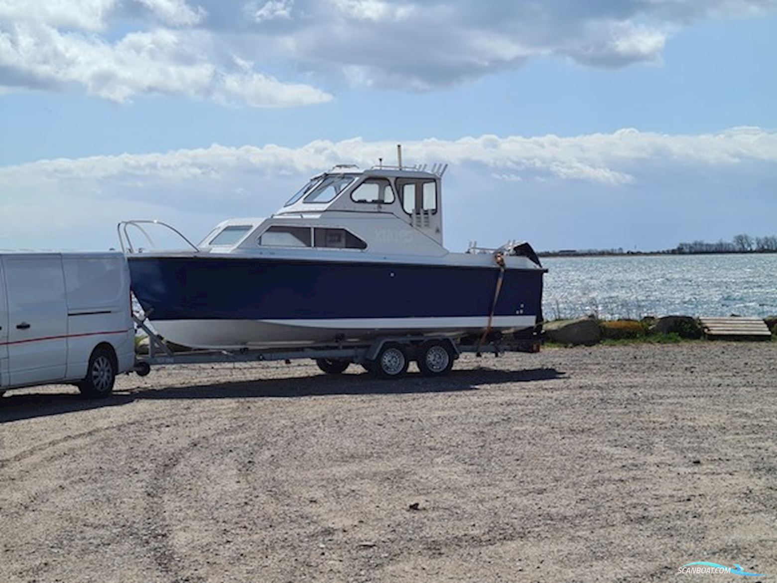 Shetland 640 weekend/kabinebåd m/Mercury F150 hk 4-takt Verado og buggi trailer - NU NEDSAT KR. 14.500,- !