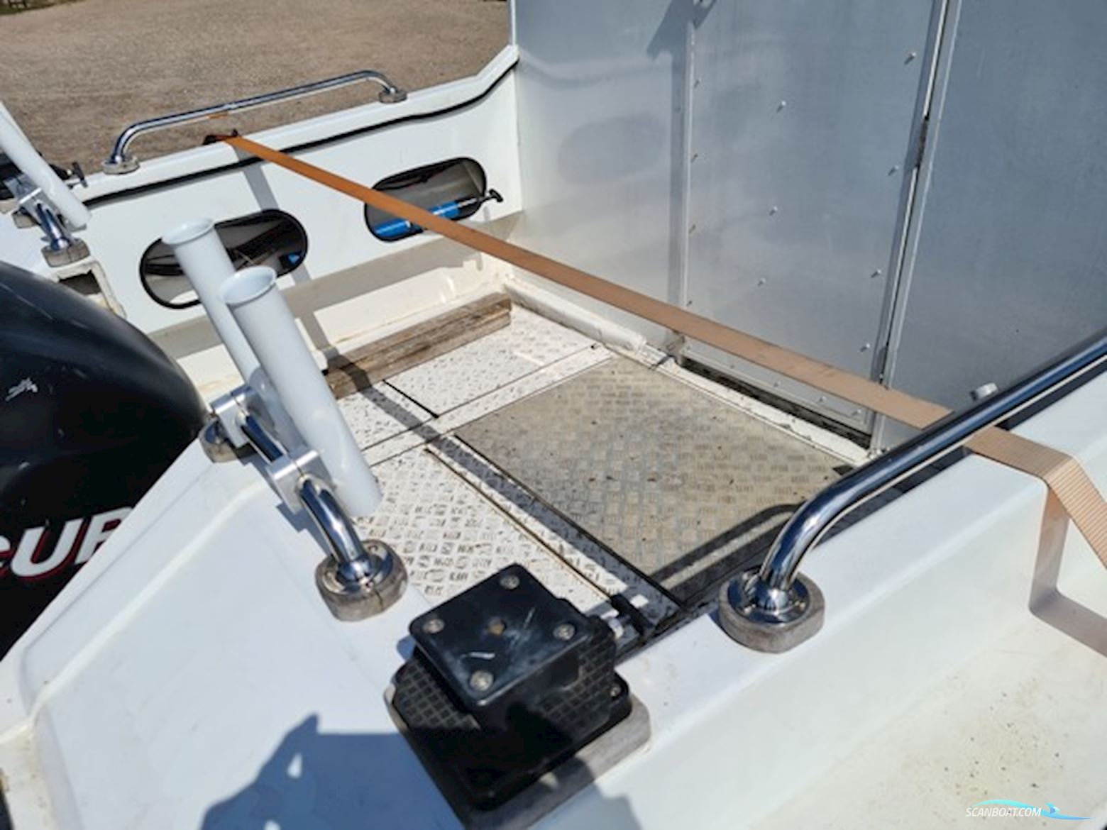 Shetland 640 weekend/kabinebåd m/Mercury F150 hk 4-takt Verado og buggi trailer - NU NEDSAT KR. 14.500,- !