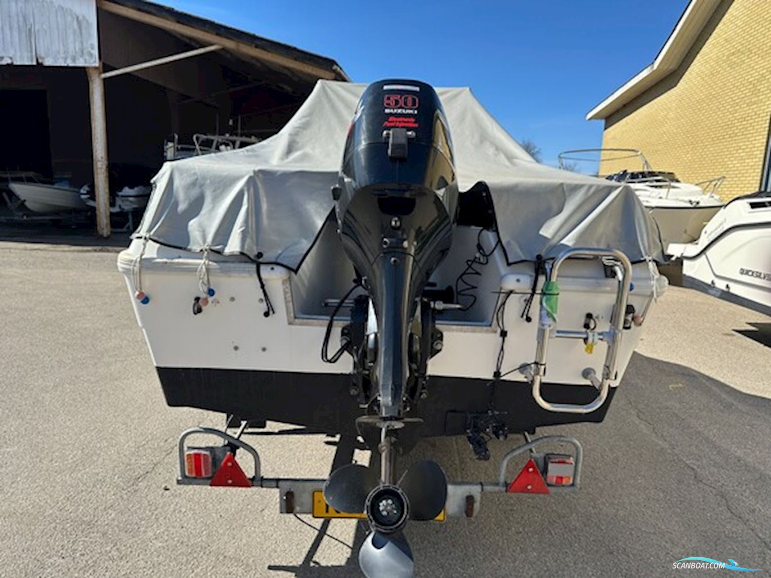 Shetland Cadet Med Suzuki DF50 hk – Inkl. Trailer og Kaleche