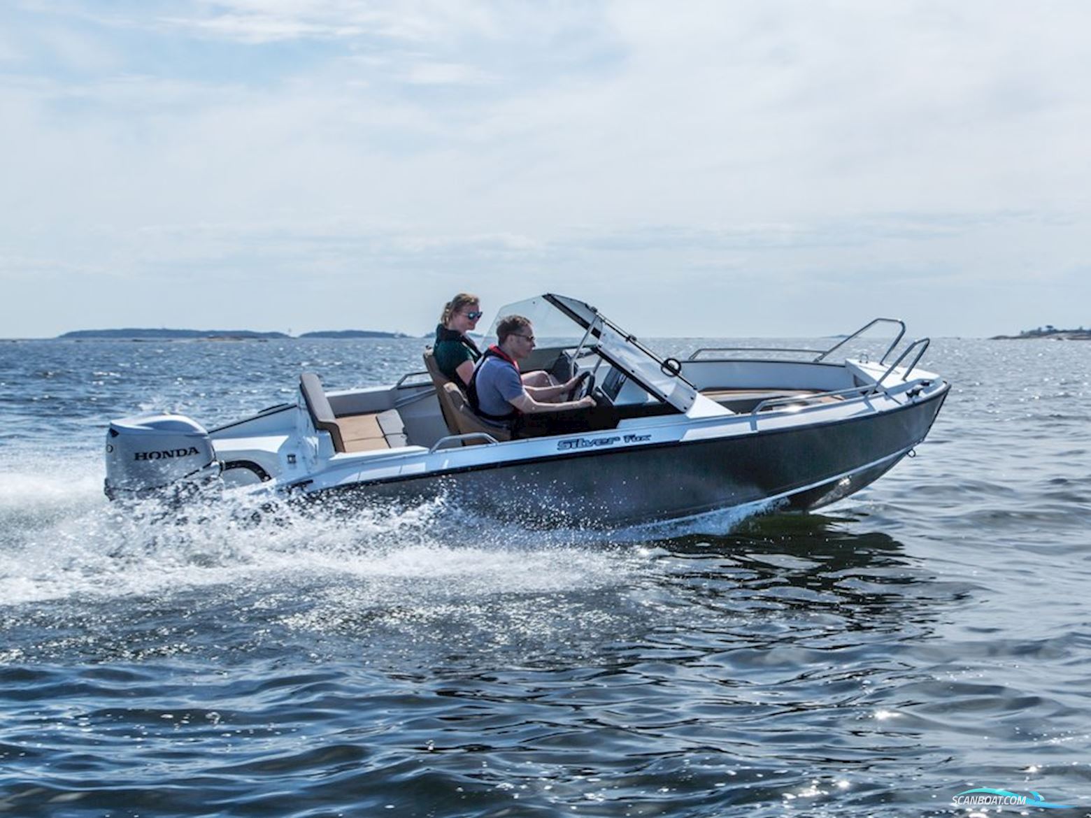 Silver Fox BR Motorbåt 2025, med Mercury motor, Danmark