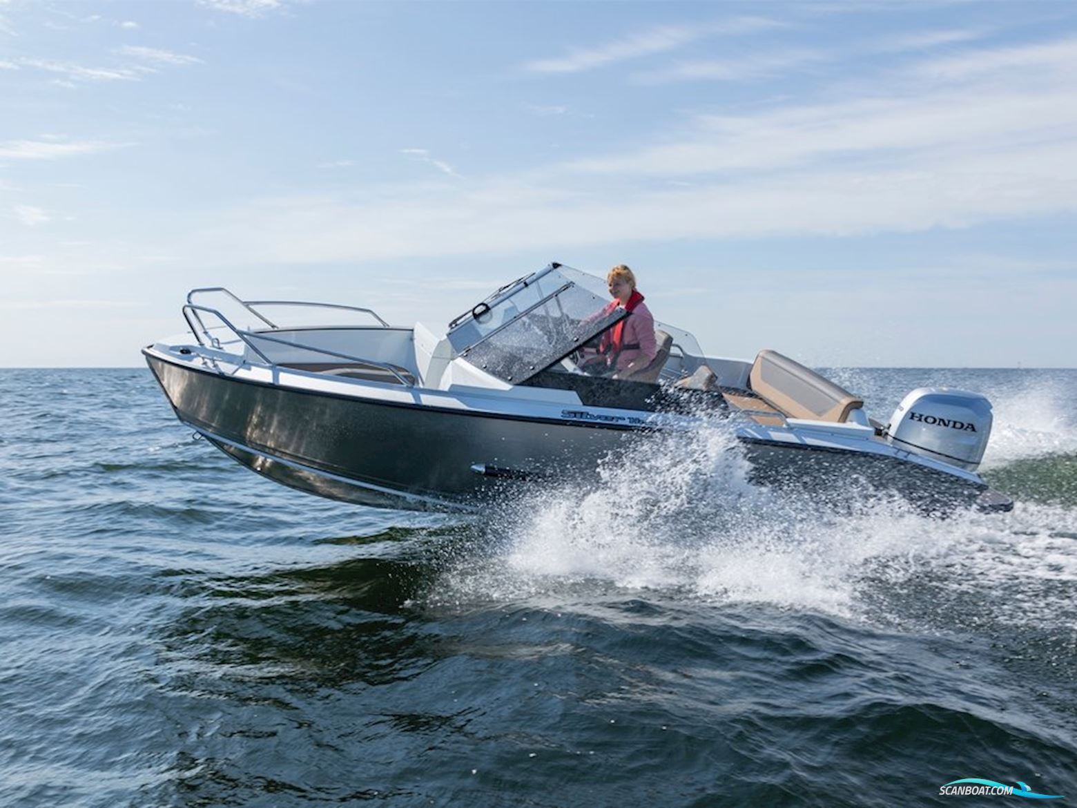 Silver Hawk BR Motorbåt 2025, med Mercury motor, Danmark