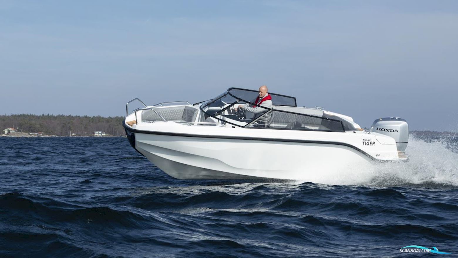 Silver Tiger BRz Motorbåt 2025, med Honda motor, Sverige