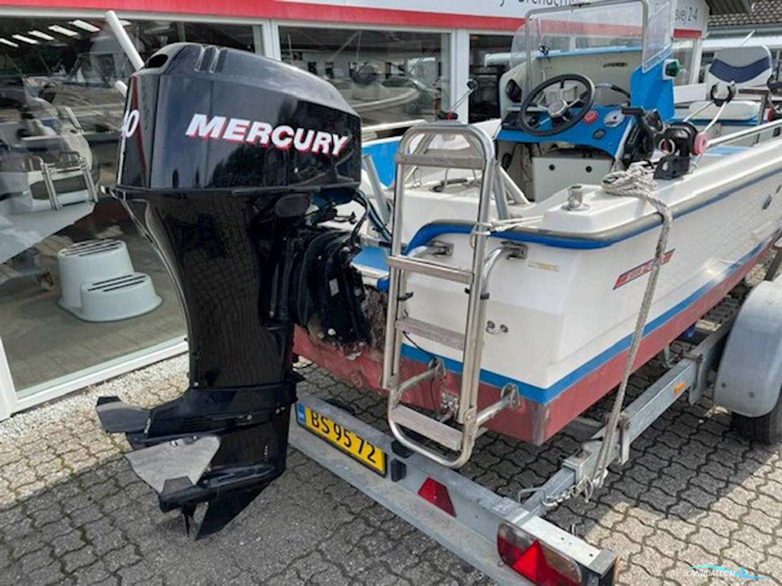 Silver Viking 16 fod styrepultsbåd med 40 hk Mercury-EFI 4 takt