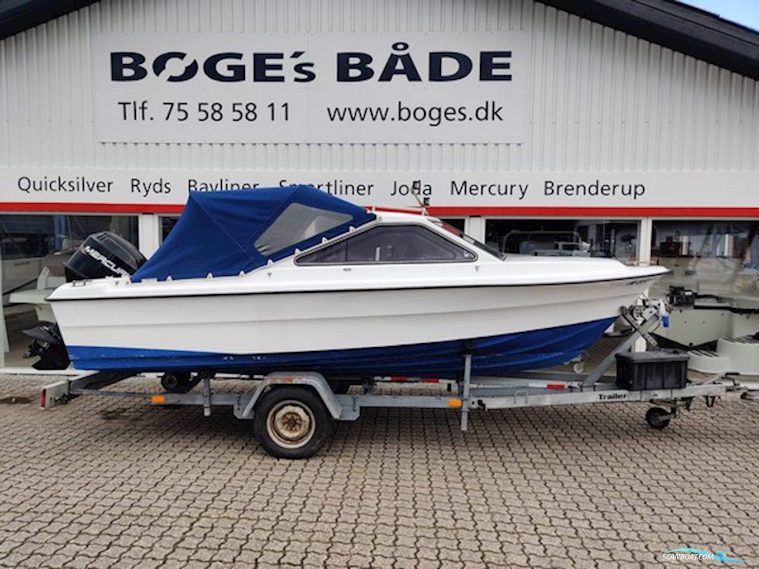 Skibsplast 17 HT Med 40 hk Mercury 4-Takt Elpt 4-Cyl. - Solgt Motorbåt 2025, med Mercury motor, Danmark