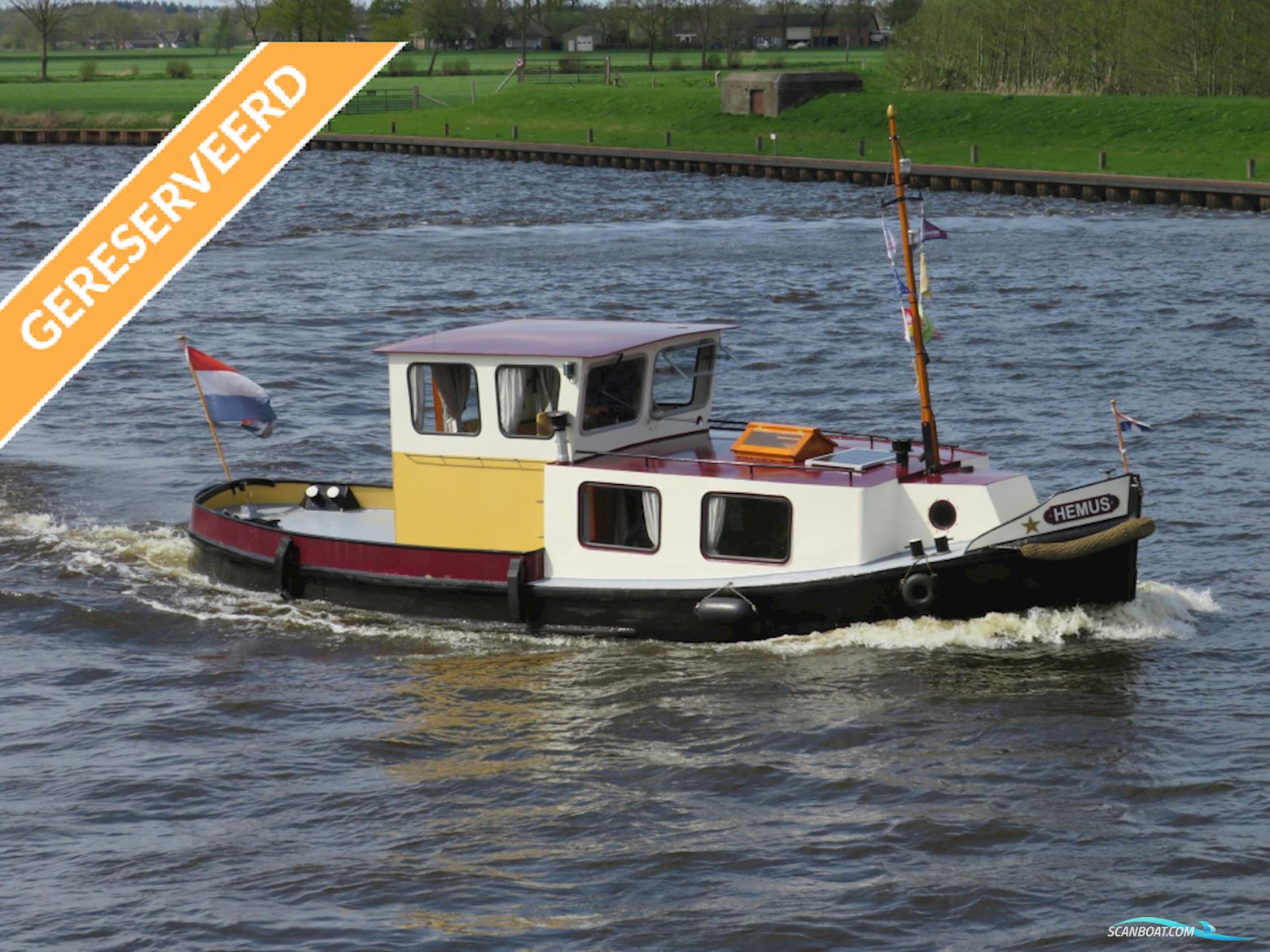 Sleepboot 9.75 Motorbåt 1903, med Mercedes Benz Diesel motor, Holland