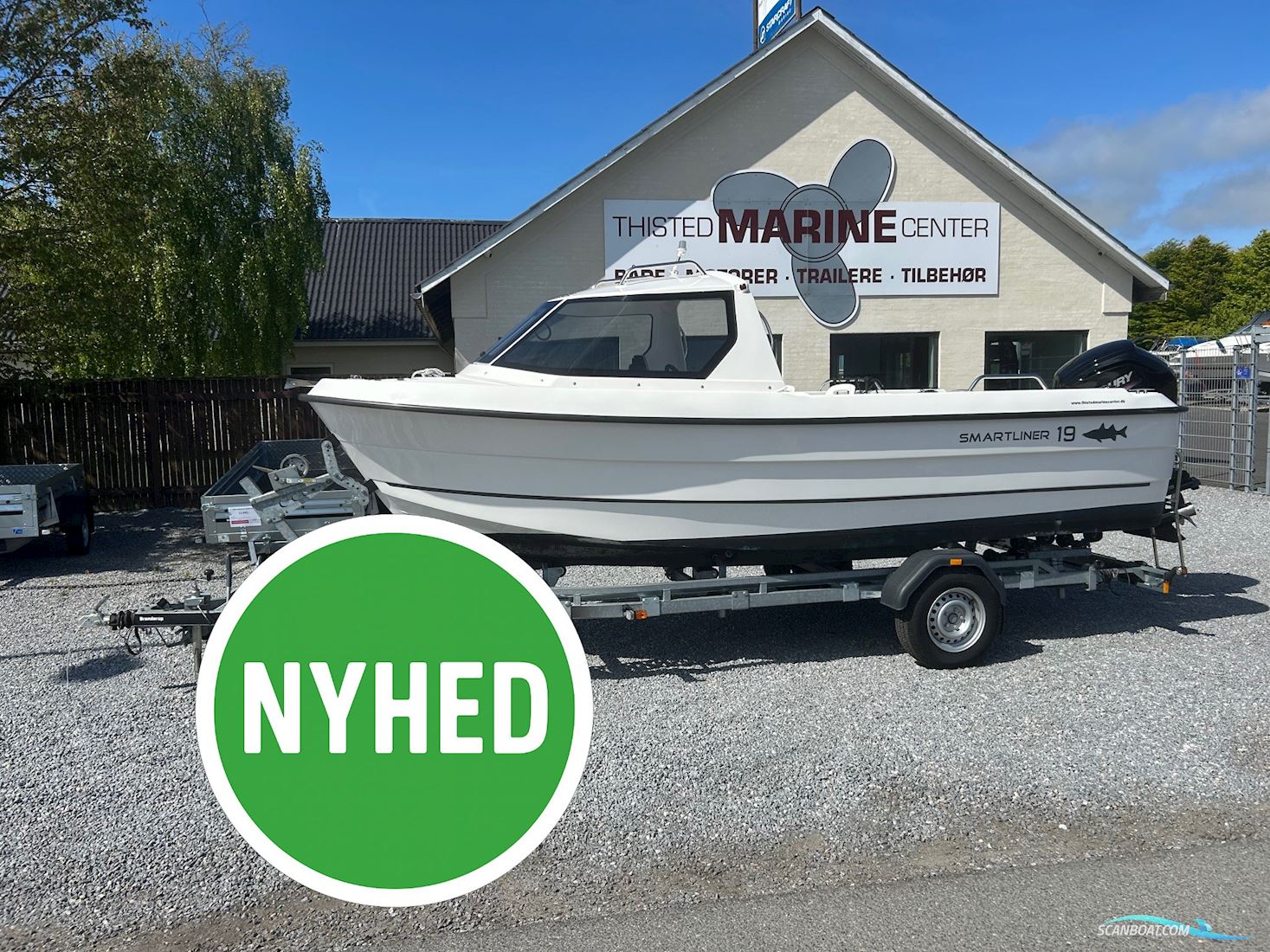Smartliner Cuddy 19 Motorbåt 2024, med Mercury 4 Stroke motor, Danmark