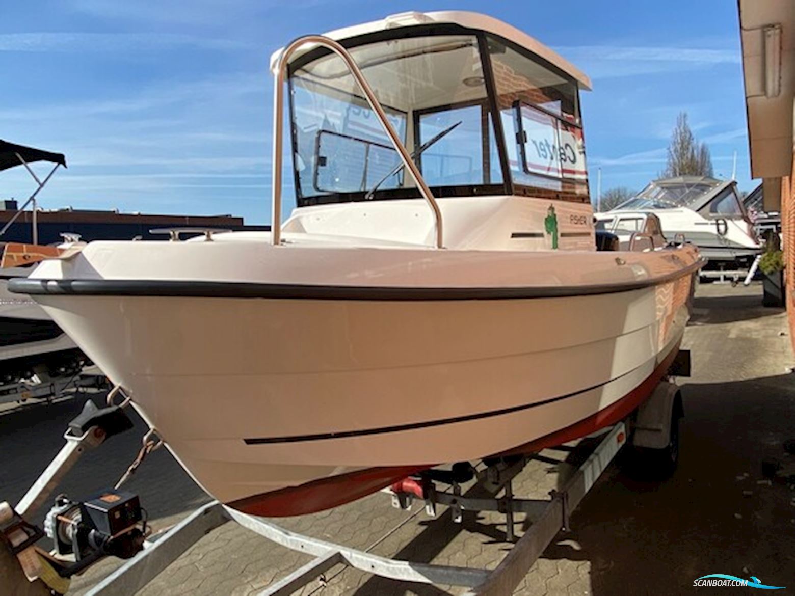 Smartliner Fisher 19 m/Mercury F80 hk Efi 4-Takt - Kun Sejlet 10 T !