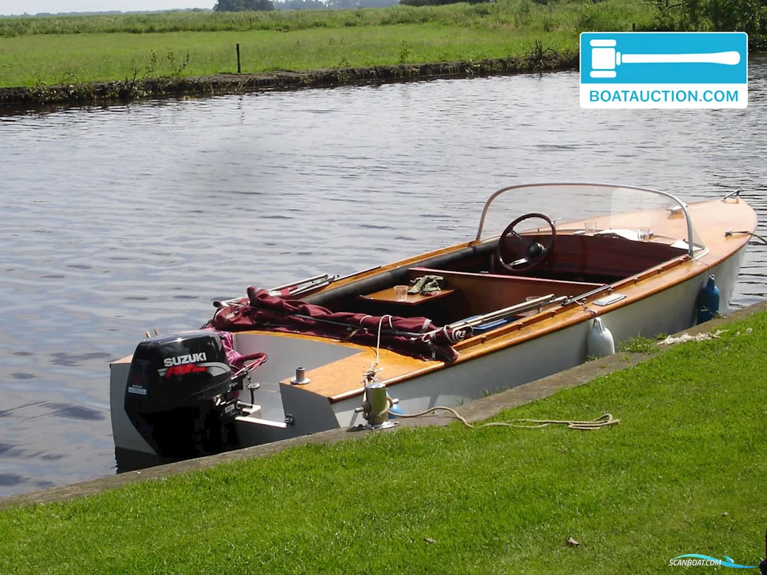 Speedboat 480 Motorbåt 1965, med Suzuki motor, Holland