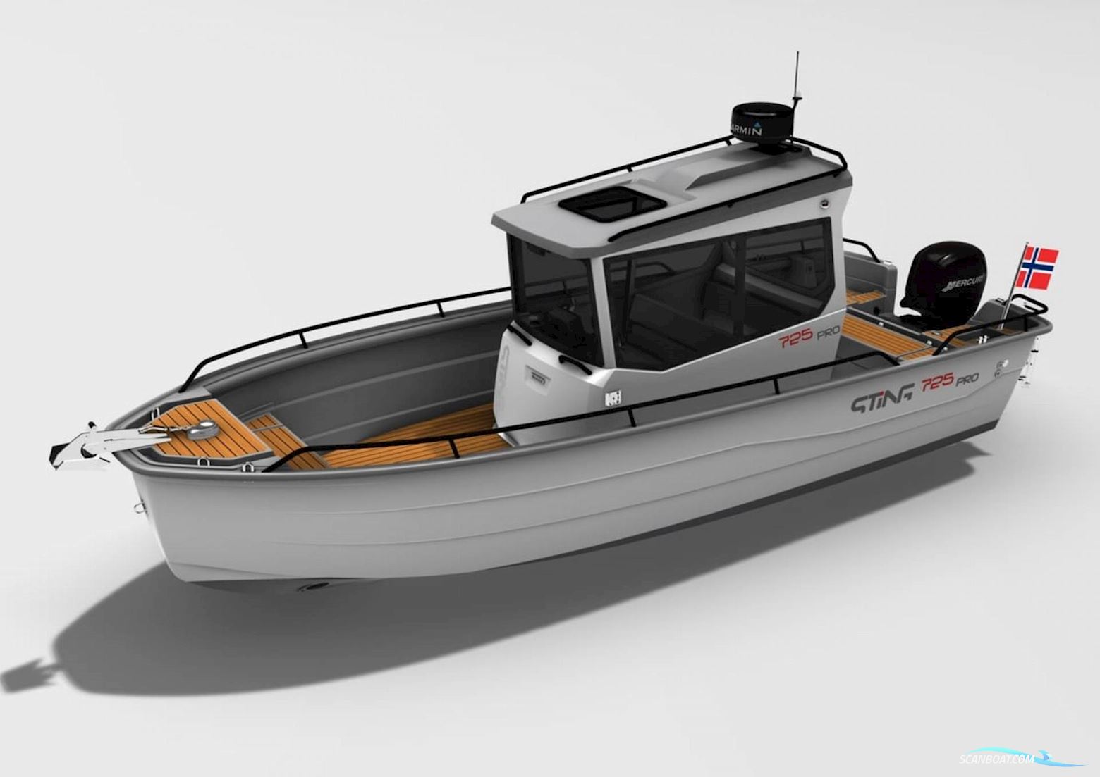 Sting 725 Pro Cabin XL Motorbåt 2025, med Tilvælges motor, Danmark